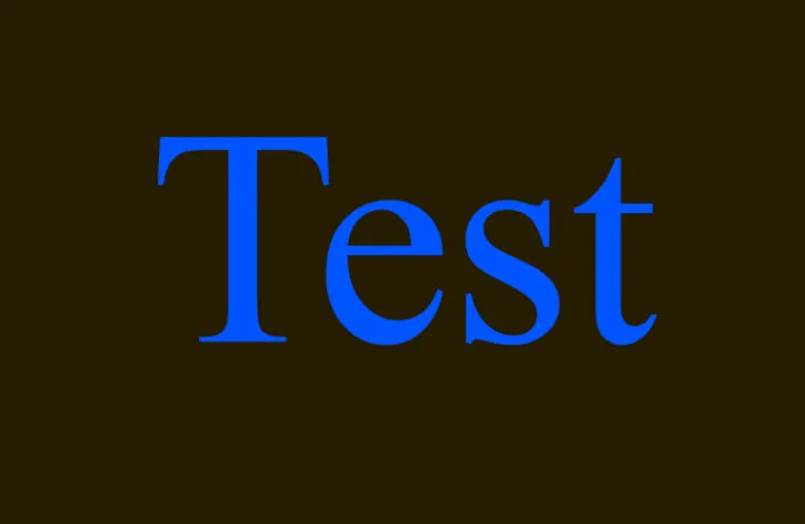 test